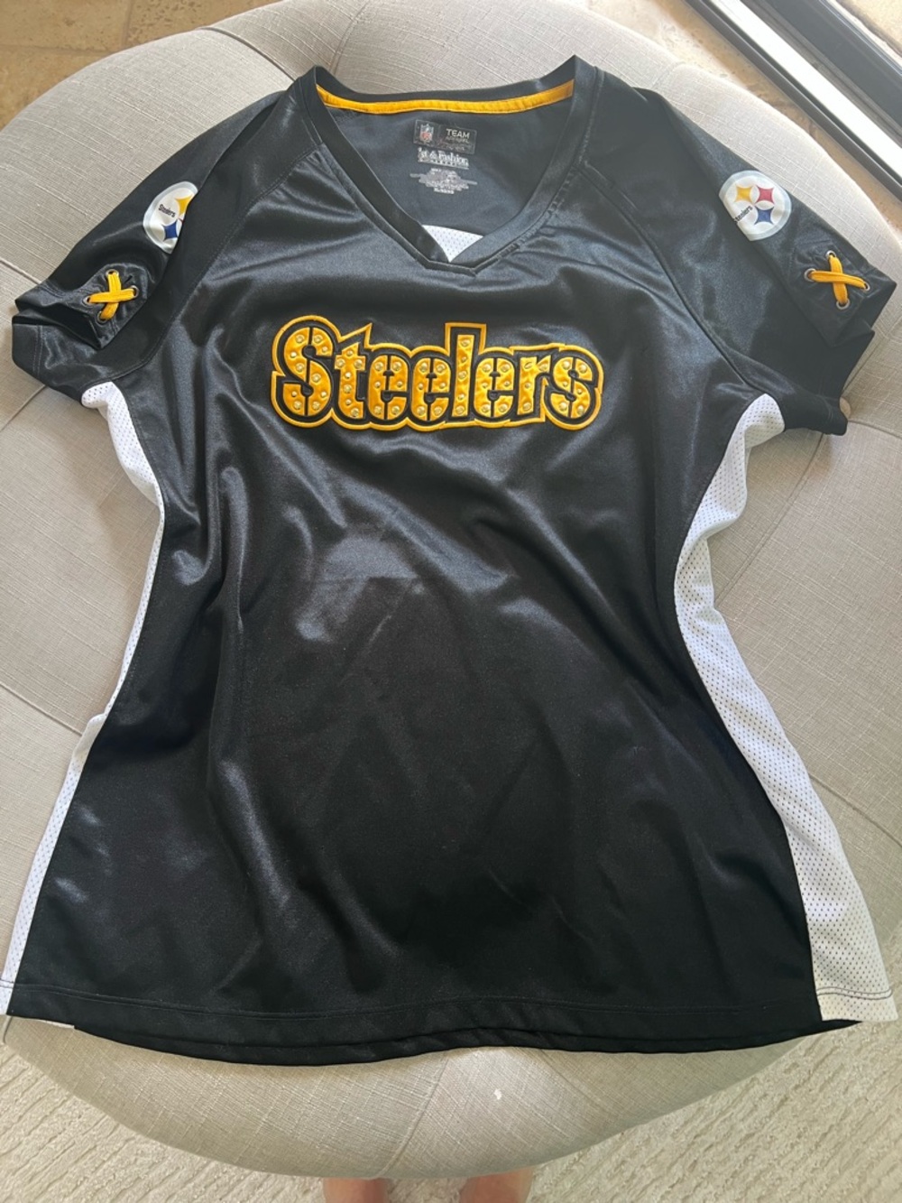 NWOT Pittsburgh Steelers NFL Fitted Jersey